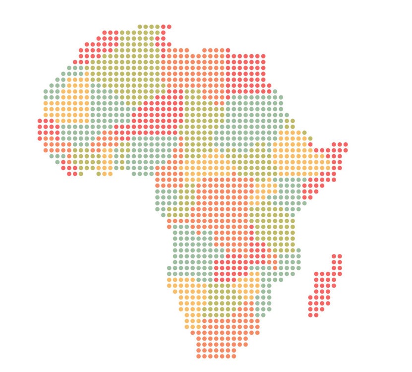 D-Risk Africa coverage map